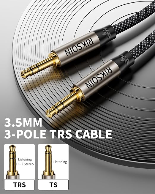 3.5mm Nylon Braided Aux Cable - Image 4