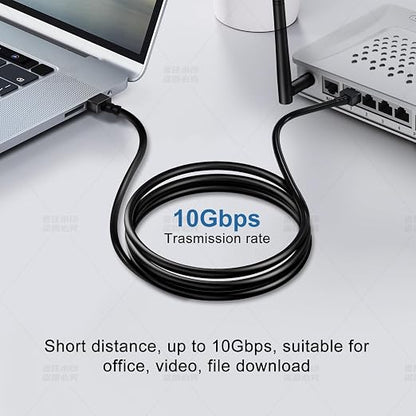 Ultra Thin Cat 6A Ethernet Cable 25 Feet 2Pack, Flexible & Slim Rj45 Cat6a LAN - Image 2