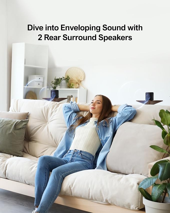 ULTIMEA 5.1ch Sound Bar with Dolby Atmos, Surround Sound System - Image 3