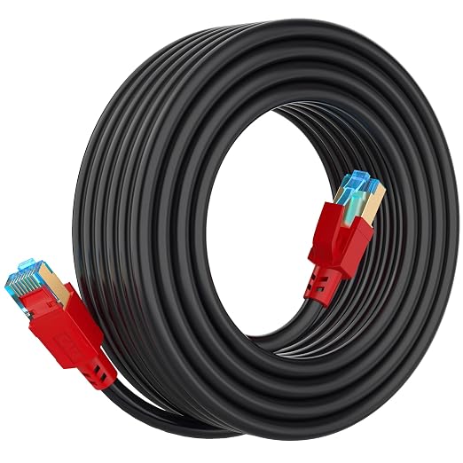 Cat 8 Ethernet Cable 10 FT, 26AWG 40Gbps 2000Mhz Ultra Speed Cat8 LAN Network by AOPOCKANTECHEthernetCables