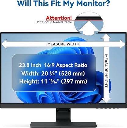 IPROKKO 23.8 Inch Computer Privacy Screen Filter - Image 4