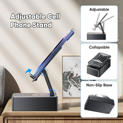 Phone Stand with Speaker with Bluetooth 5.3, Phone Stand with Remote Control & - Image 7