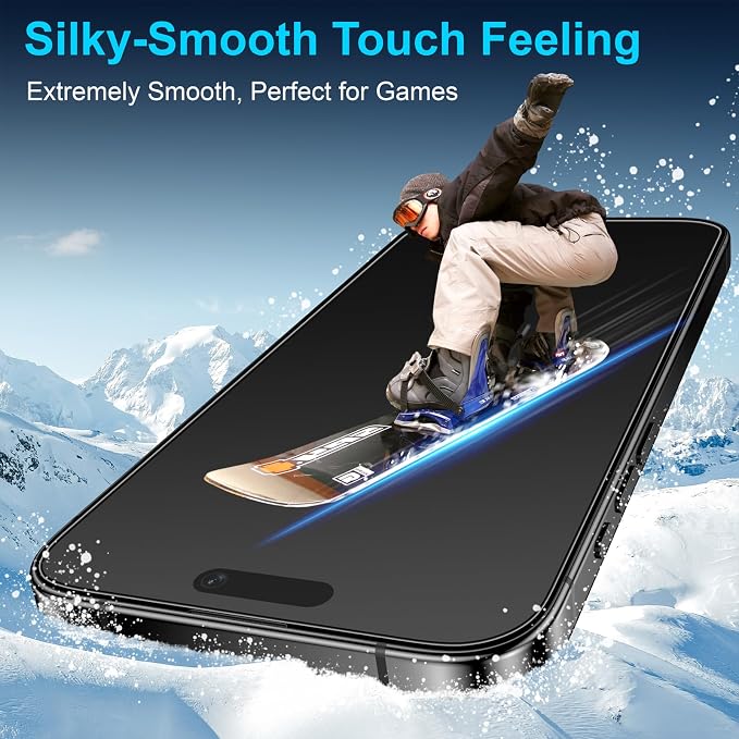 Mothca 2 Pack Matte Glass Screen Protector - Image 5