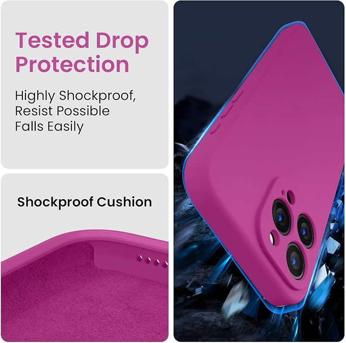 FireNova Designed for iPhone 15 Pro Case, Silicone Upgraded Phone Case with - Image 4