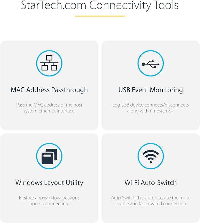 StarTech.com USB-C / USB-A Hybrid Docking Station - Image 8