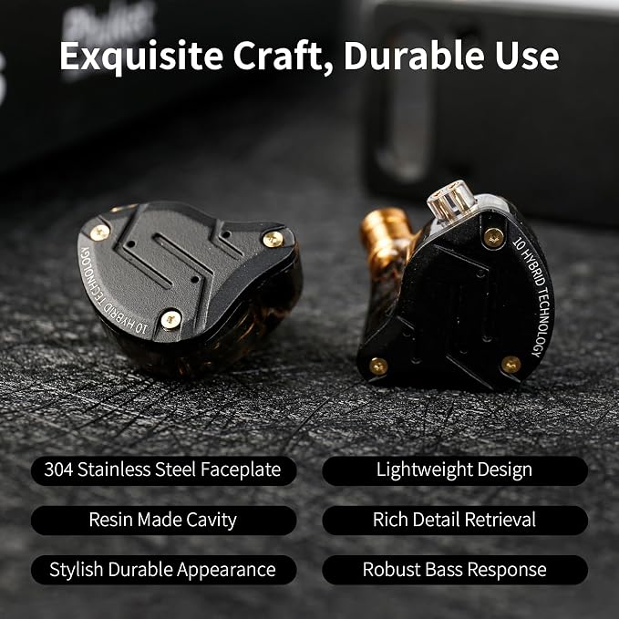 KZ ZS10 Pro in Ear Monitor Wired Headphone, KZ HiFi Earbuds in Ear Monitor - Image 3