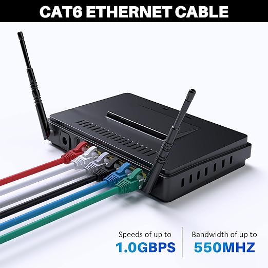 Cat 6 Ethernet Cable 200 FT, Long High Speed Cat6 Internet Cable, Standard RJ45 - Image 4