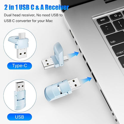 Presentation Clicker Wireless Presenter Remote Clicker, USB C PowerPoint Clicker - Image 2