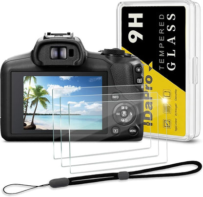 iDaPro Screen Protector for Canon EOS R50 V R50V/EOS R100 /EOS R10 + Hand by ScreenProtectorExpert