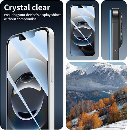 3+1-Pack, Screen Protector for iPhone 17e/16e/13 Pro/13/14 - Image 7