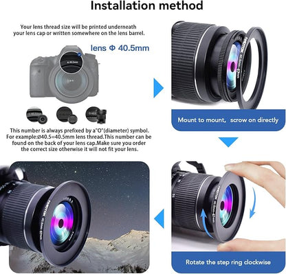 40.5mm Lens to 67mm Camera Lens Adapter, 40.5mm to 67mm Filter Step up Ring - Image 5