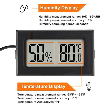 1Pcs Mini Digital Thermometer Hygrometer Gauge Indoor - Image 3