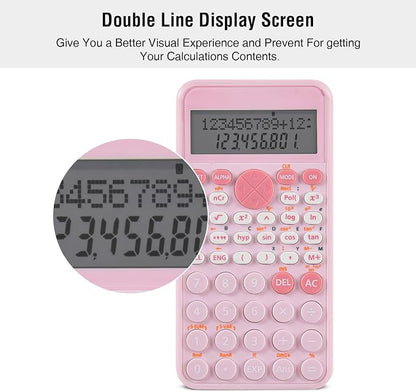 EooCoo 2-Line Standard Scientific Calculator, Portable and Cute School Supplies - Image 5