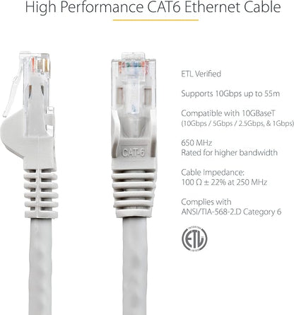 StarTech 5ft CAT6 Ethernet Cable - Image 2