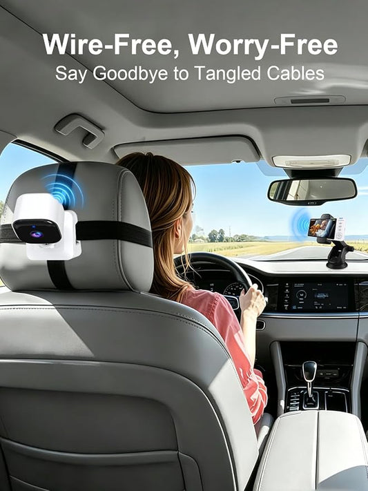 Wireless Baby Car Camera with 2 Cameras, 1080P Night Vision, Auto On/Off - Image 2