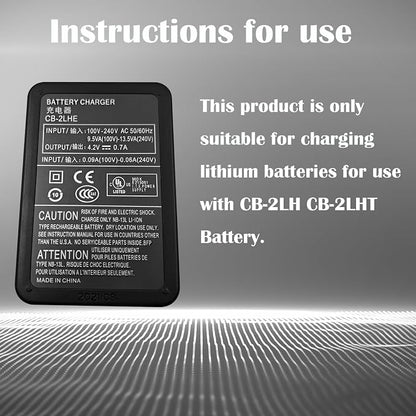 CB-2LH CB-2LHT NB-13L Battery Charger Compatible - Image 5