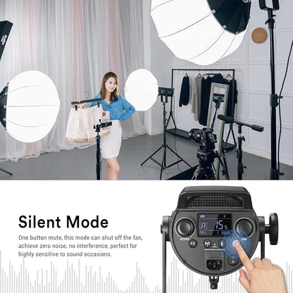 Godox SL200III 215W Daylight LED Video Light – 95600 Lux@1M 5600K, CRI 96+ 8 FX - Image 4