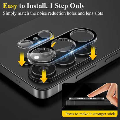 4 Pack for Samsung Galaxy S26 Ultra Camera Lens Screen Protector, 9H Tempered - Image 4