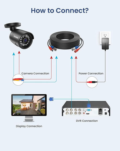 ZOSI 5MP 3K Lite CCTV Security Camera System - Image 6
