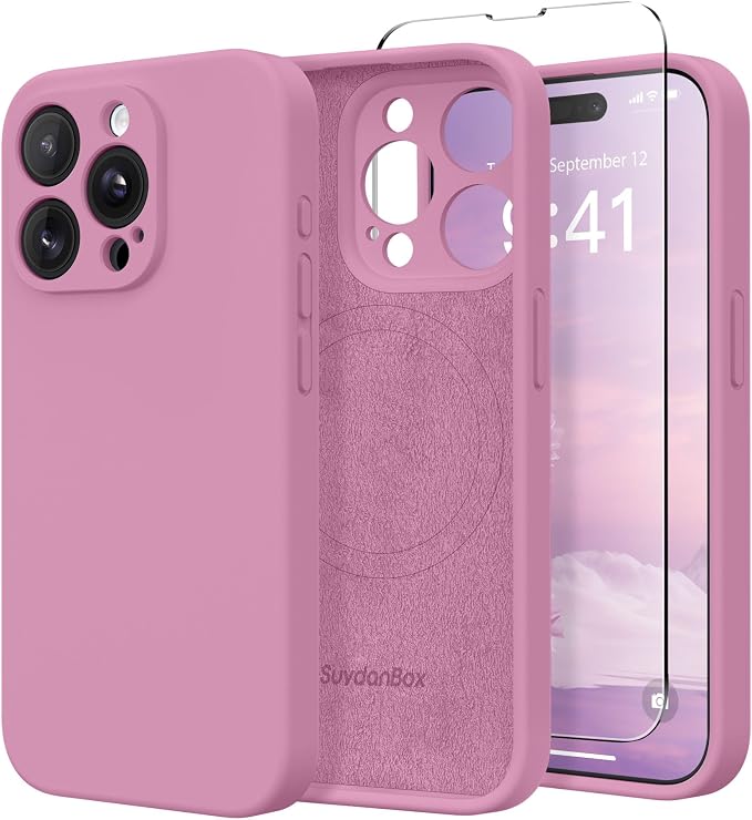 Magnetic for iPhone 15 Pro Case, Compatible by SUYDANBOX