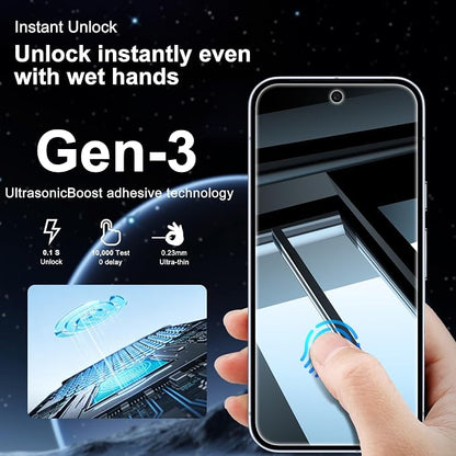 2 Pack for Google Pixel 10 Pro Privacy Screen Protector, 2 Pack Camera Protector - Image 4
