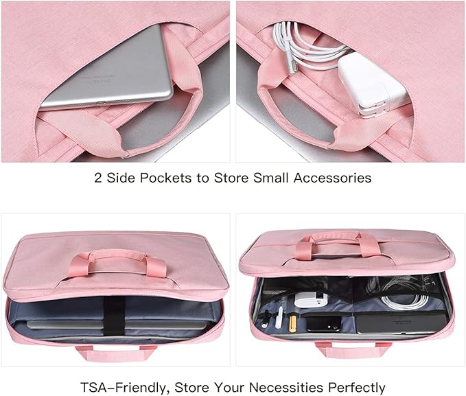14 15 Inch Laptop Case Women Ladies Bag TSA Laptop Sleeve - Image 5