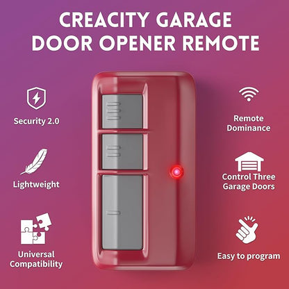 3 for Chamberlain LiftMaster Craftsman Garage Door Opener Remote 893LM 893Max - Image 2