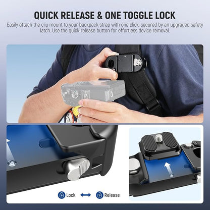NEEWER Backpack Camera Clip Mount - Image 2