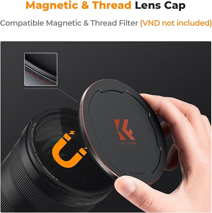 K&F CONCEPT 55mm Magnetic CPL+ND8+ND64+Magnetic Basic Ring+Lens Cap Camera Lens - Image 3
