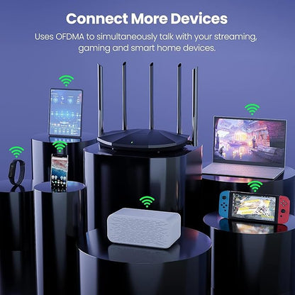 Tenda WiFi 6 Router for Home, AX1500 Dual Band Gigabit Router for Wireless - Image 5