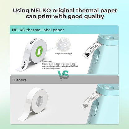 Nelko Label Maker Machine with Tape, P21 Bluetooth Label Printer, Wireless Mini - Image 9