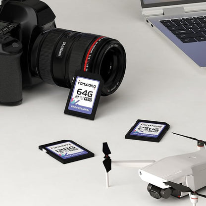 fanxiang 64GB SDXC Memory Card SD Card, Full-HD & 4K Video, - Image 7