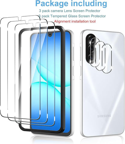 Anoowkoa 3 Pack for Samsung Galaxy A17 5G Screen Protector Tempered Glass + - Image 4