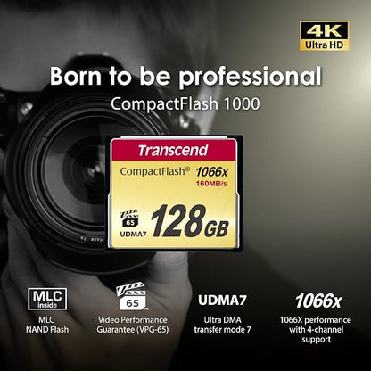Transcend 16GB CF1000, CompactFlash Memory Card, UDMA 7, High Speed, - Image 4