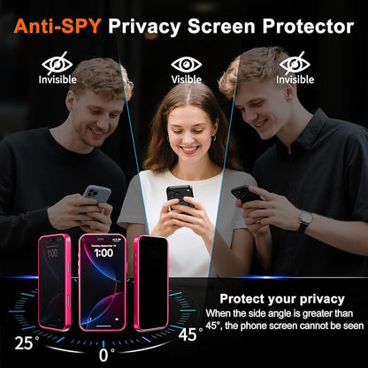 for iPhone 16 Pro Case with Privacy Screen Protector and Camera Protection - Image 7