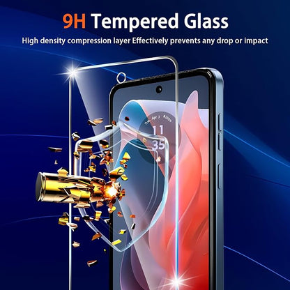 Designed for Motorola Moto G Play 5G 2024 Tempered Glass Screen Protector + - Image 3
