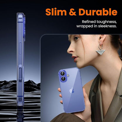 toushion 3 in 1 for iPhone 16 Plus Case Transparent | Screen Protector *1 & - Image 6