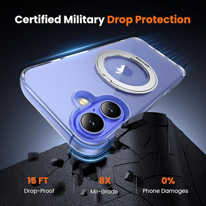 toushion 3 in 1 for iPhone 16 Case Clear - Image 4