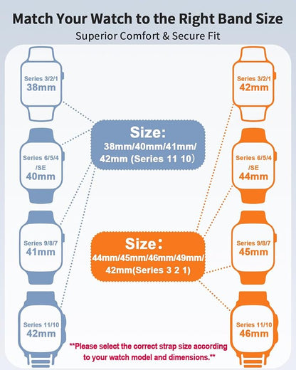 Stretchy Band Compatible with Apple Watch Bands 40mm 38mm 41mm 42mm 44mm 45mm - Image 8