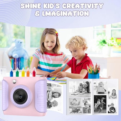 Instant Print Camera for Kids, 2.4 Inch Screen Kids Instant Cameras, Christmas - Image 7