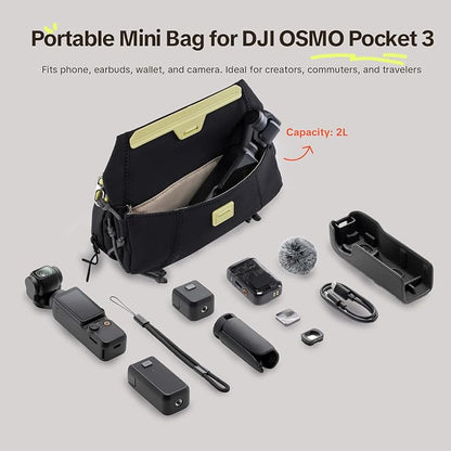 PGYTECH OneGo Pocket Sling for DJI Osmo Pocket 4/3/Xtra Muse/Insta360, Portable - Image 7