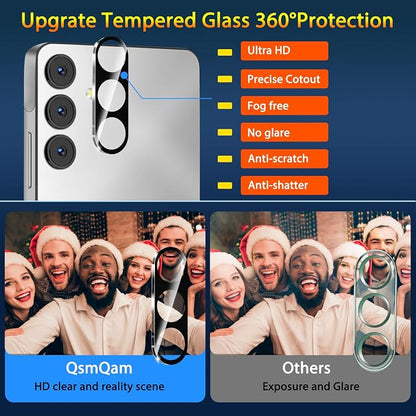 QsmQam 3 Pack Screen Protector for Samsung Galaxy A16 4G/5G + 3 Pack Camera - Image 8