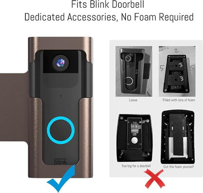 Anti Theft Ring Doorbell Mount: Metal Ring Apartment Door Mount Blink Doorbell - Image 4