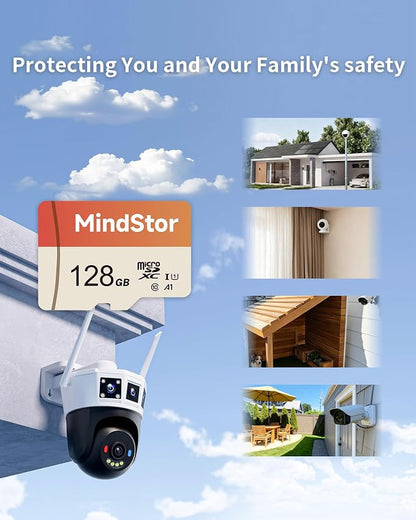 Micro SDXC 128GB Memory Card, MindStor 90MB/s Read Speed TF Card - Image 2