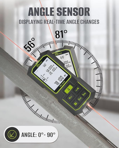 Inkerma Dual Laser Measurement Tool, 525Ft/160M Bilateral Laser Distance Meter - Image 3