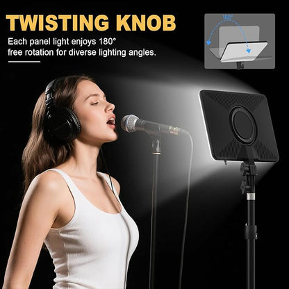 30W Upgraded Photography Lighting Kit, Anautin 2-Pack LED Video Lighting - Image 6