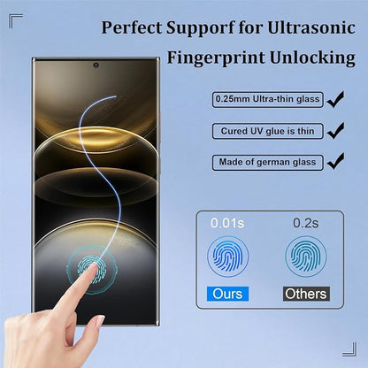 2 Pack Galaxy Note 20 Ultra Screen Protector, HD Clear Tempered Glass, 2 Pack - Image 4