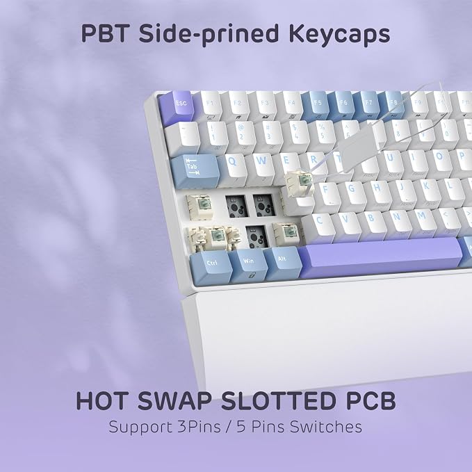 RK ROYAL KLUDGE RK96 RGB Limited Ed, 90% 96 Keys Wireless 3-Mode - Image 6