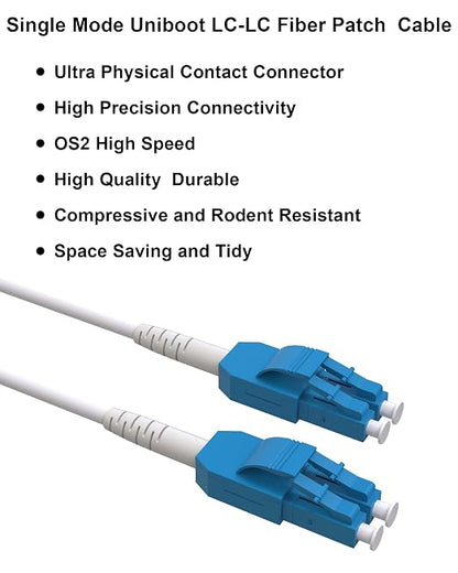 OS2 Uniboot LC to LC Outdoor Armored Fiber Patch Cable, Single Mode 1G/10GB - Image 6