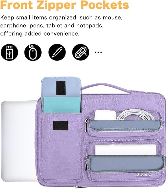 MOSISO 360 Protective Laptop Case 13.3 inch, 13-13.3 inch Laptop Sleeve - Image 2